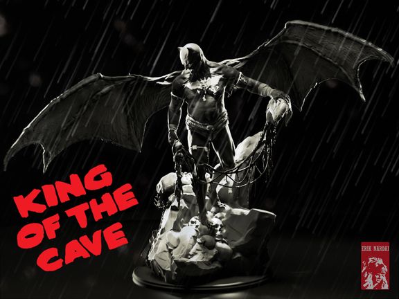 King of the Cave figure for 3D print