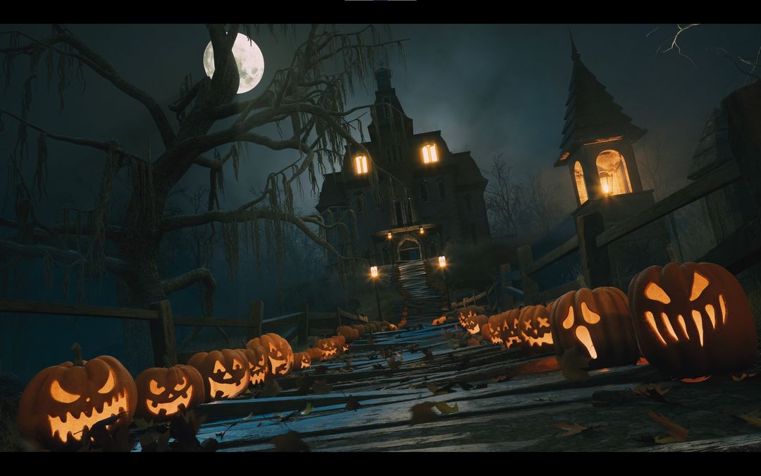 Halloween Scene by Brian D.