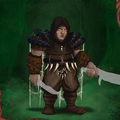 Dwarf/Hafflings Game concept armor sets