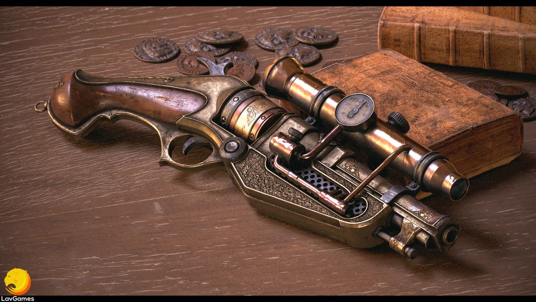 Steampunk Gun by Lav Games