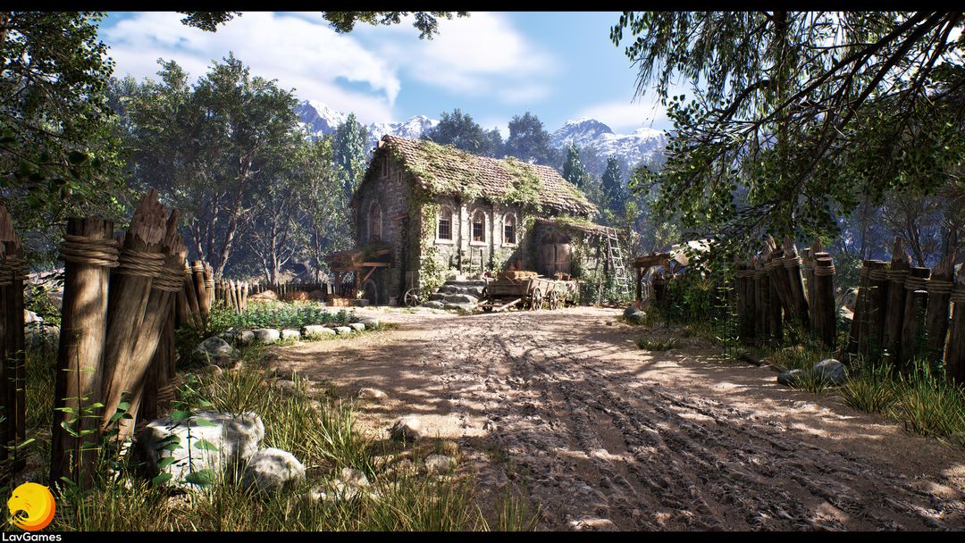 Stone house in the Woods by Lav Games