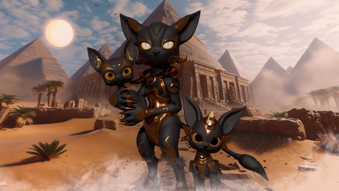 Cat Family - Game creature