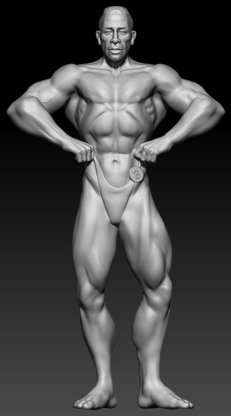 3d spanish boxer by King E.