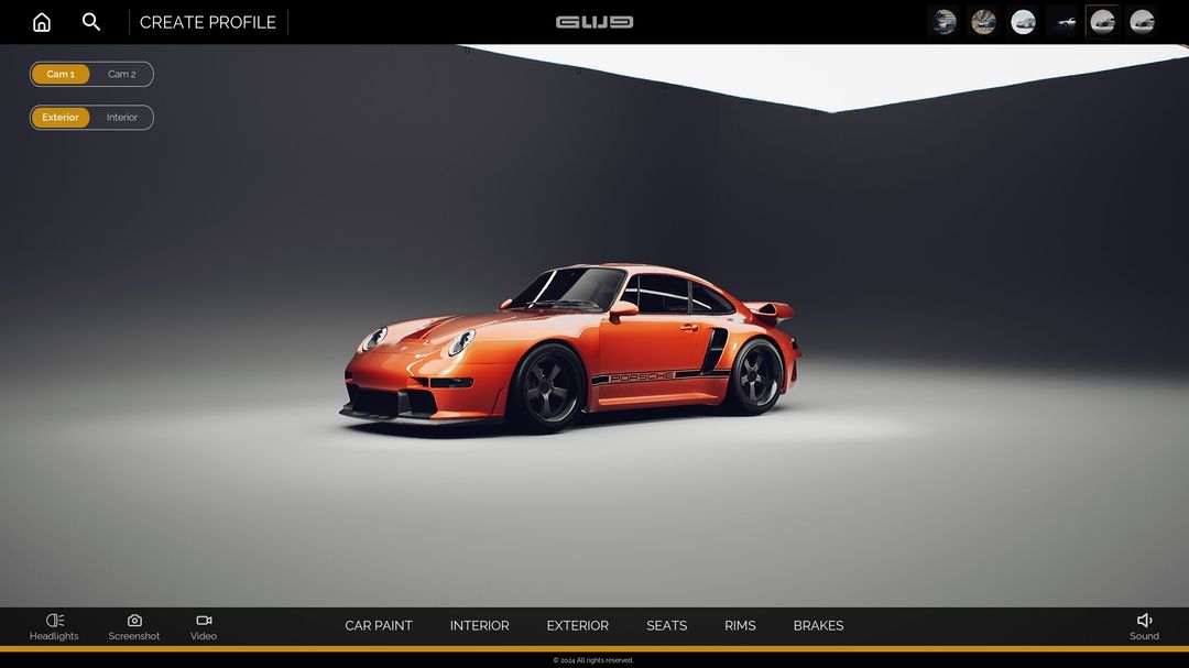 3D Car Configurator : UE5