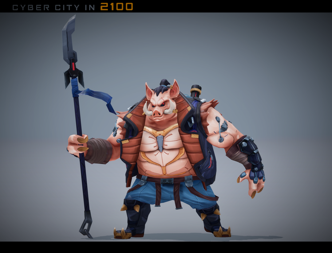 Boar - Urban samurai by Lucas N.