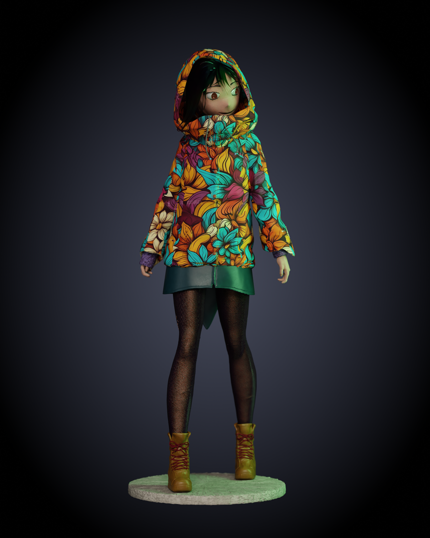 First Character in Blender