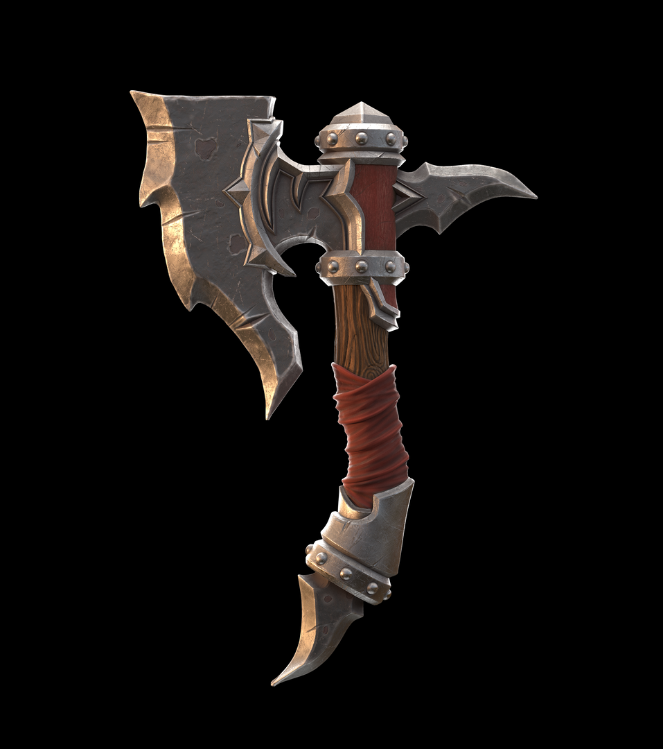 Stylized Axe by Jalil G.