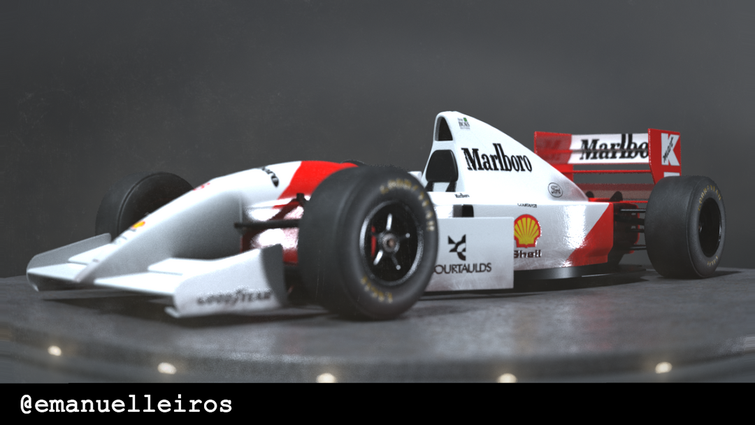 Senna's Car McLaren MP4/8
