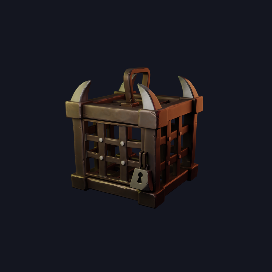 stylized cage