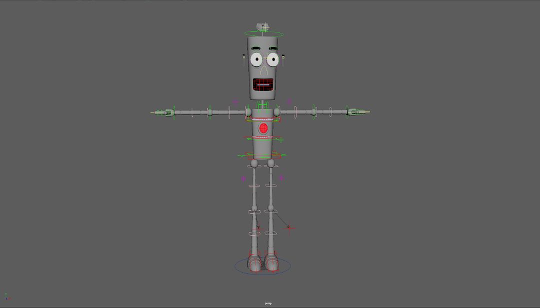 Cartoony Robot RIg