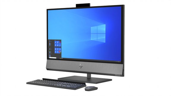 Interactive HP ENVY All-in-One 3D Model for Online Store