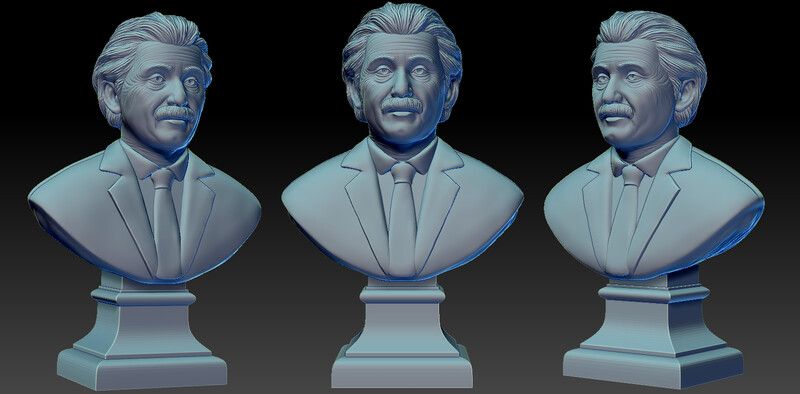 Bust model by Dlight K.