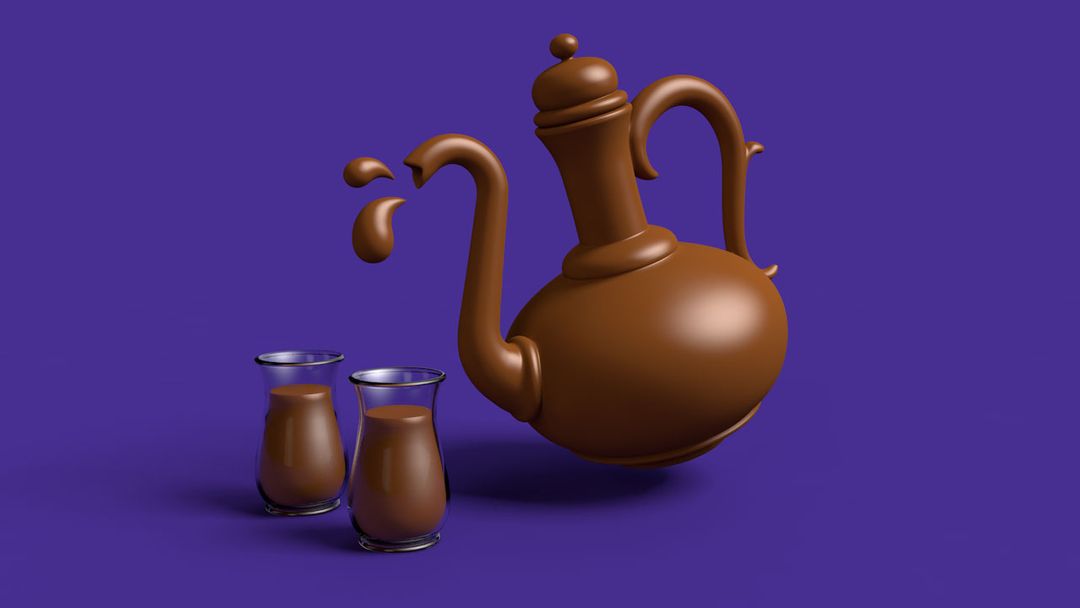 Cadbury's Turkish Chocolate Tea Pot