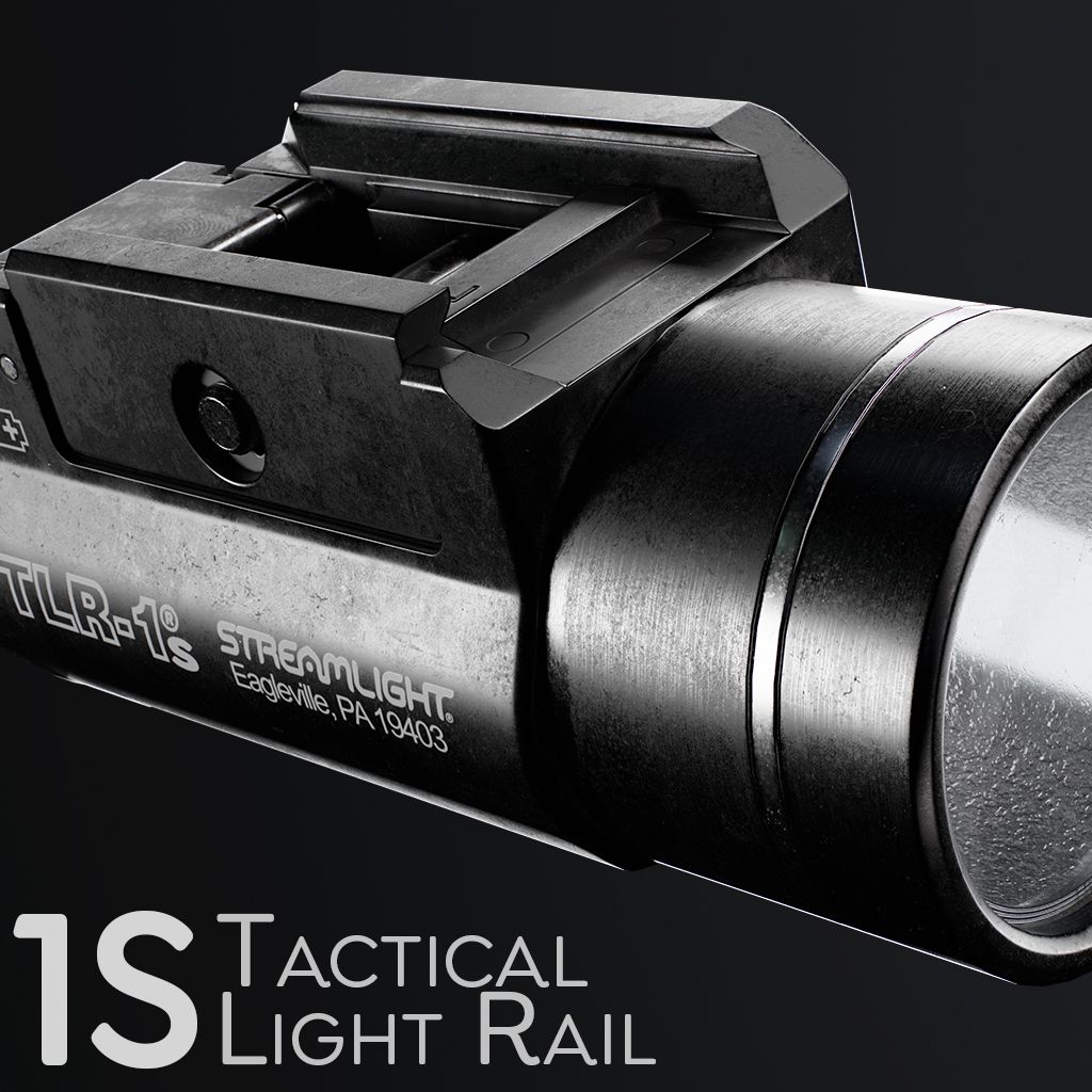 TLR-1s Tactical Light Rail (Game Ready)