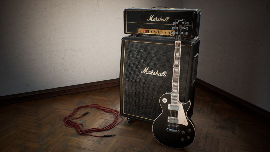 Marshall Guitar Amp by aly k.