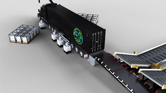 3D Vehicle designing for the cargo container truck
