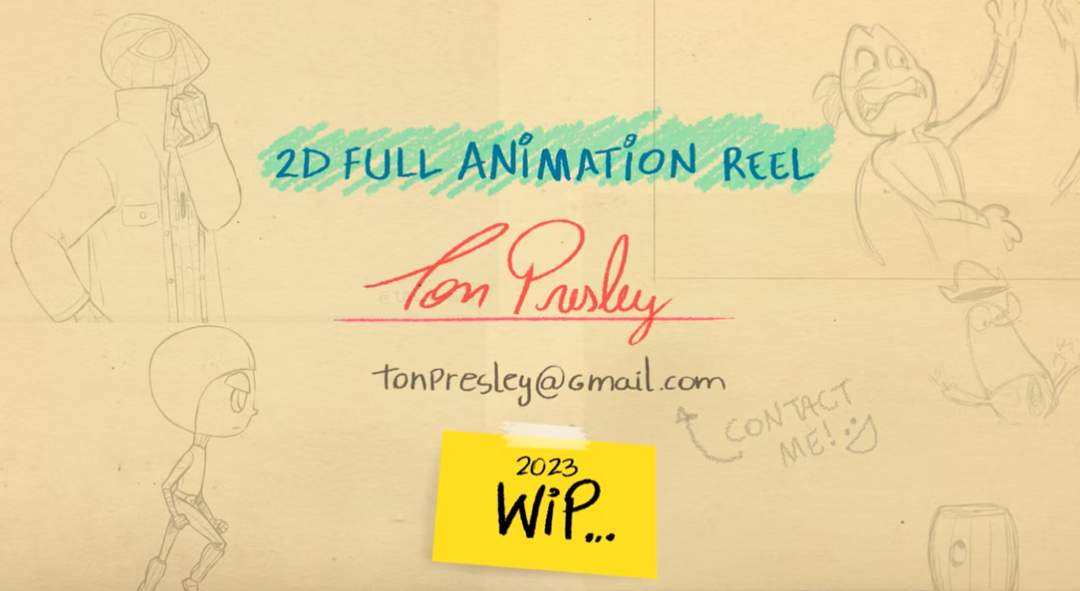 2D Animation Reel 2023