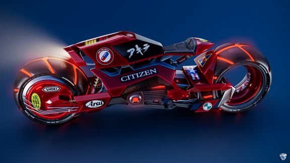 Akira Tron Concept Bike
