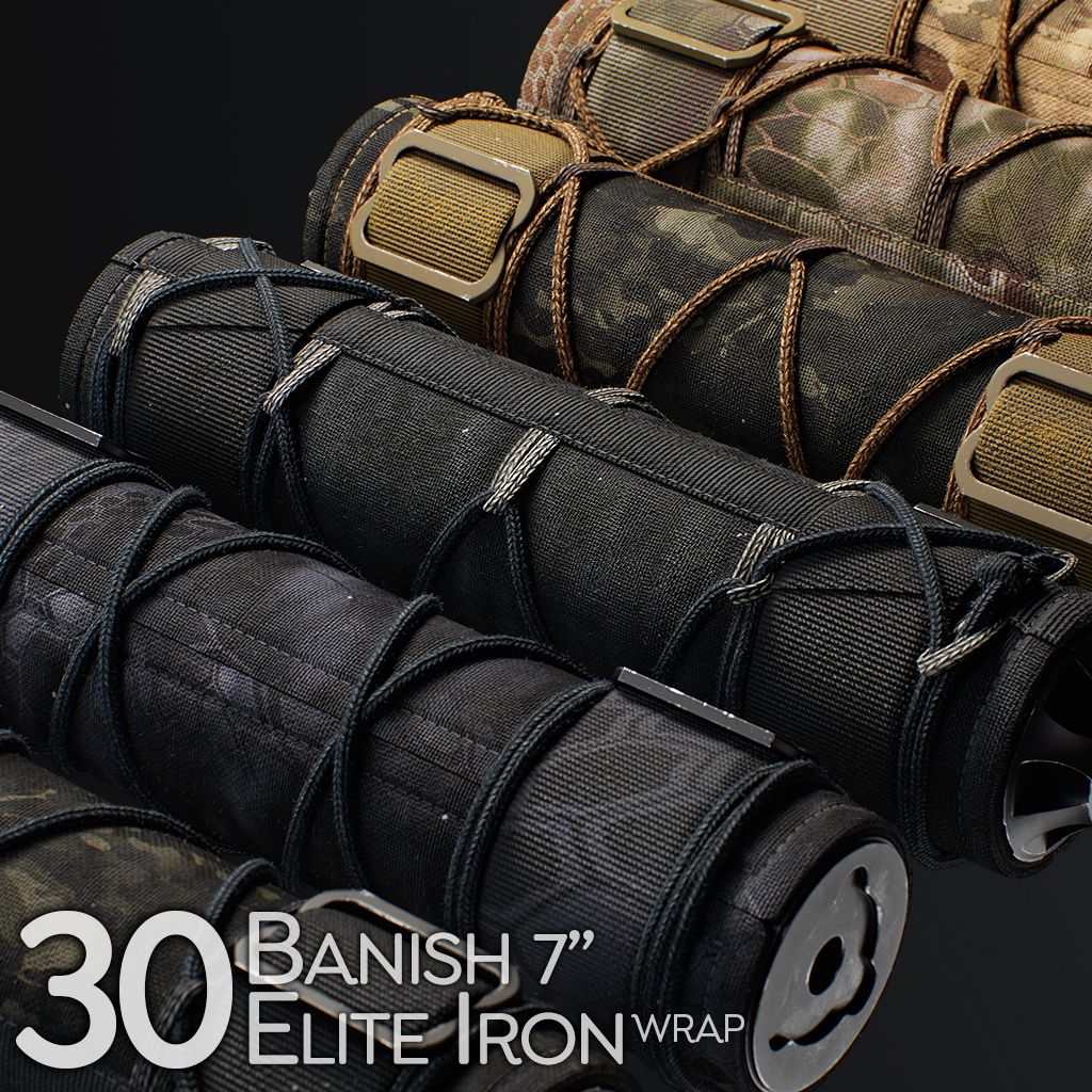 Banish 30 Suppressor Wrapped (Game Ready) | 3D Game Prop Modelling