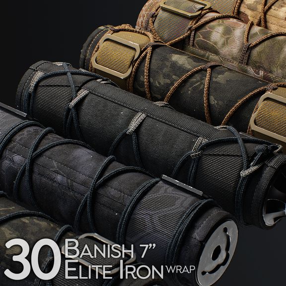 Banish 30 Suppressor Wrapped (Game Ready) | 3D Game Prop Modelling