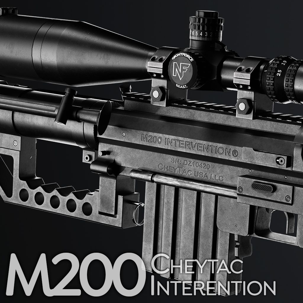 M200 Cheytac Intervention (Game Ready)