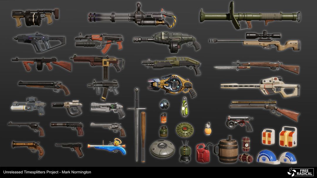 Timesplitters Next (Working Title) - Items, Weapons, Props by Mark N.