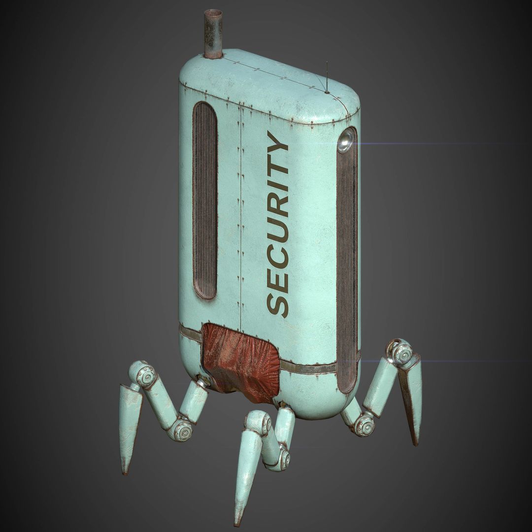 Retrofuturistic Robot