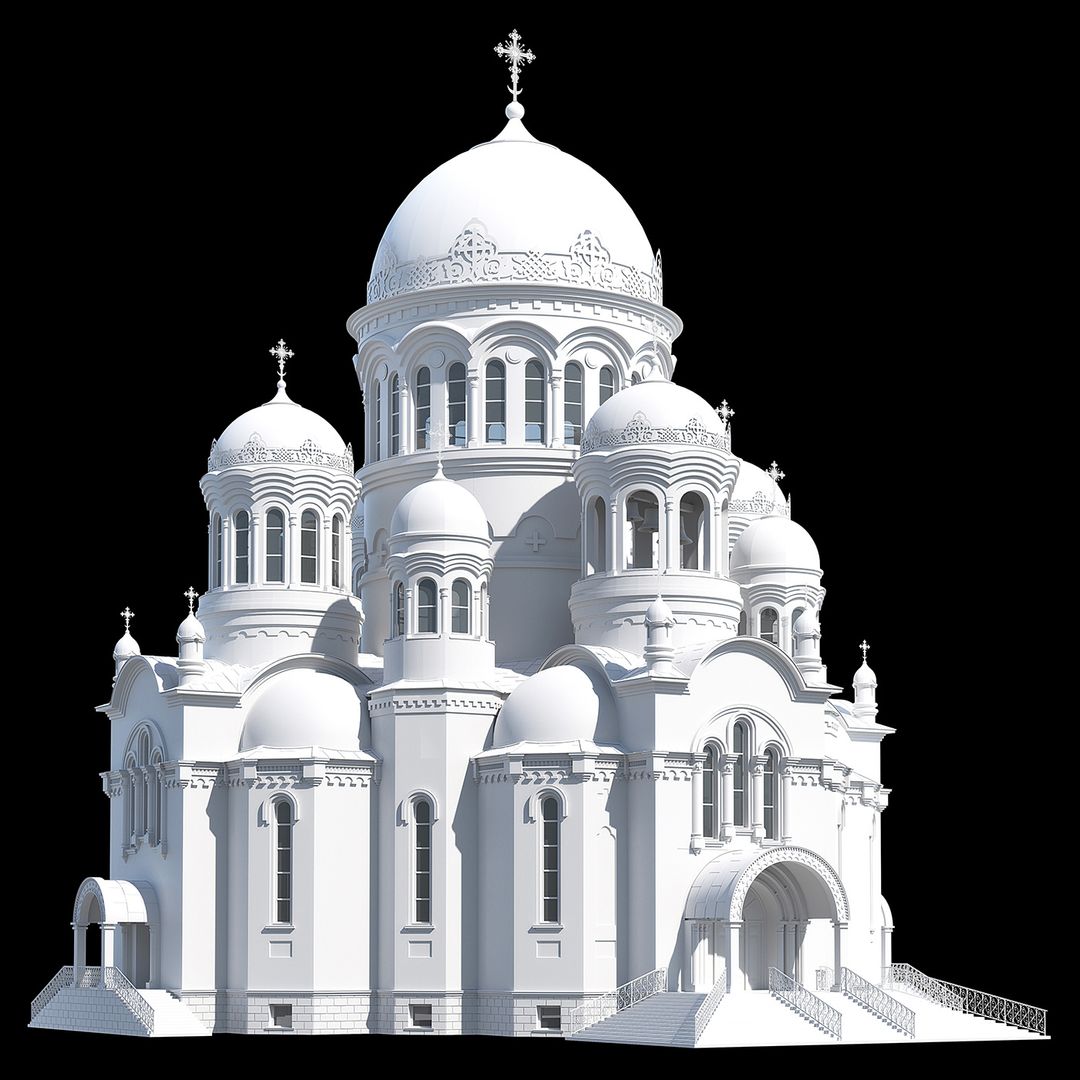 Church low-poly model