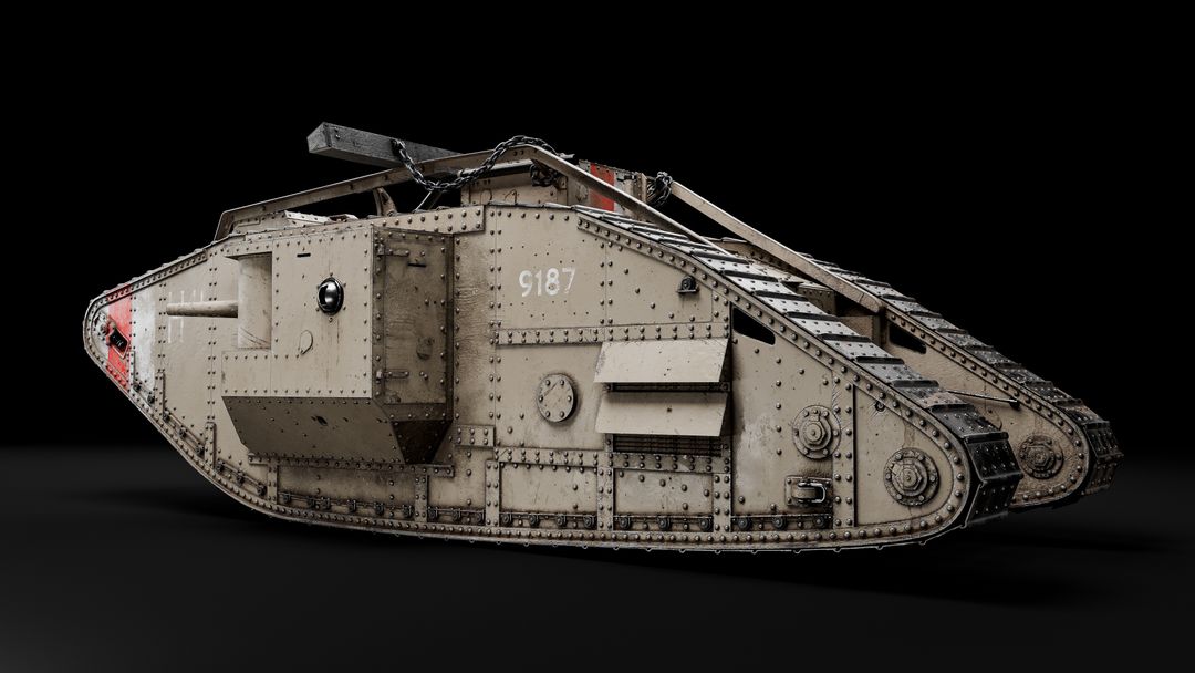 Mark V Landship by Stephan S.