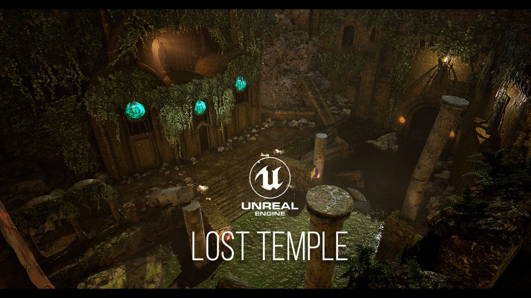 Lost Temple - Real-time Game Environment in Unreal Engine 4