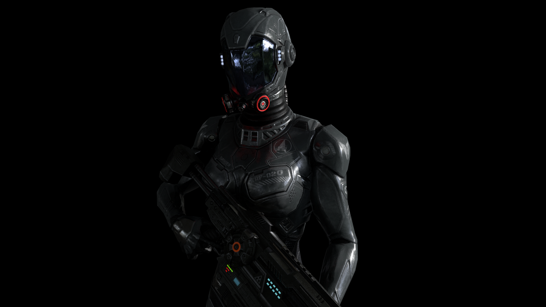 sci-fi female armor by Kamaluddin R.