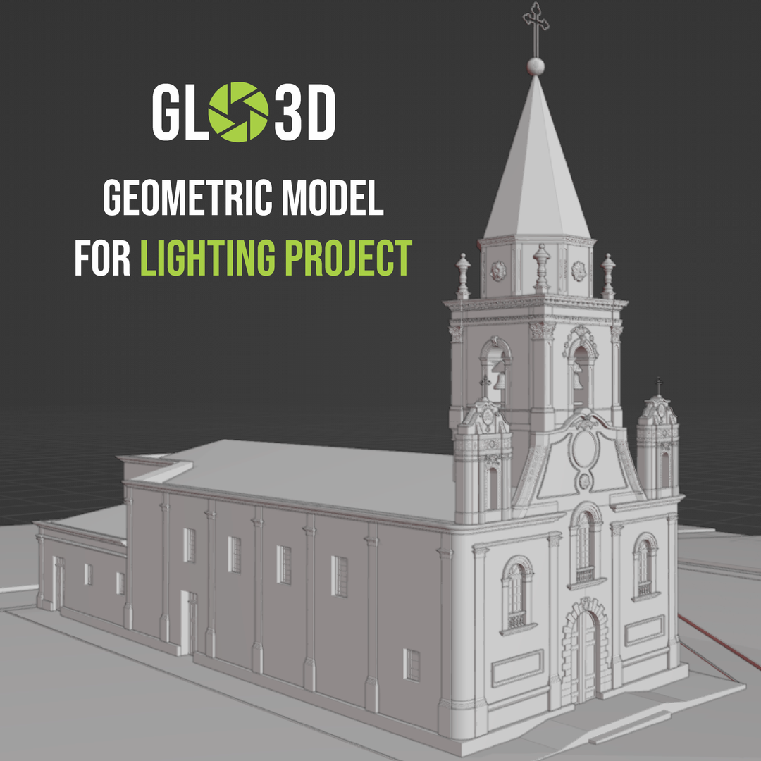 Geometric Model of Igreja Matriz - São Manuel - SP