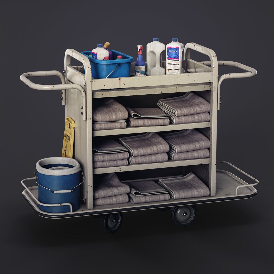 Hotel Cleaning Cart