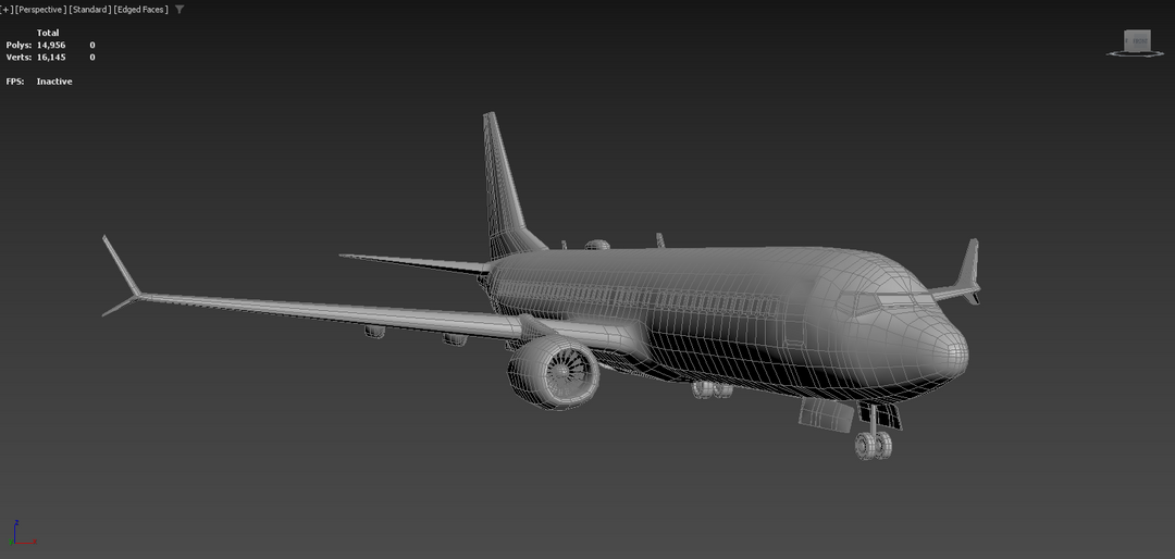 BOEING 737 MAX 8 (B38M) Modeling (Low Poly) by Mujeebur R.