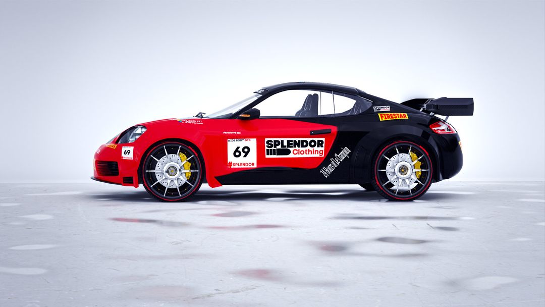 PROTOTYPE SIX WIDE BODY GTX LIVERY DESIGN