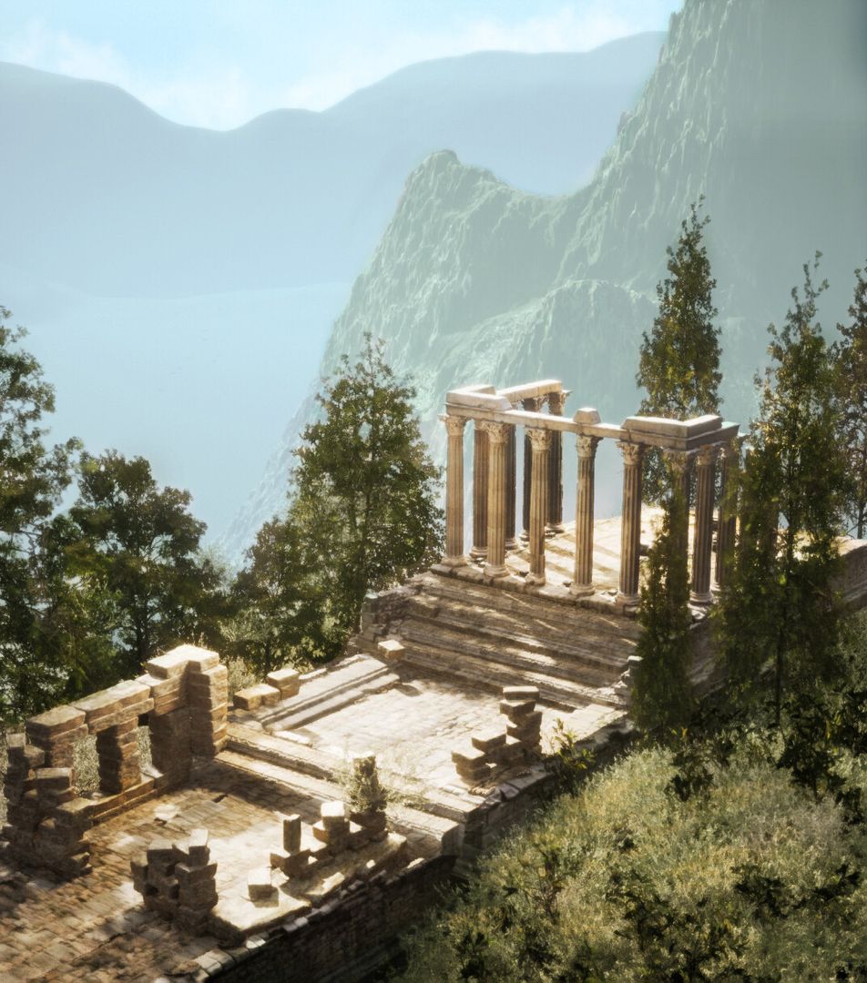 Roman Temple by Mahmoud A.