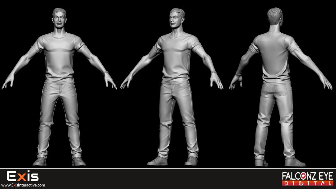 Exis - "Driver " Stylized 3d Character Art