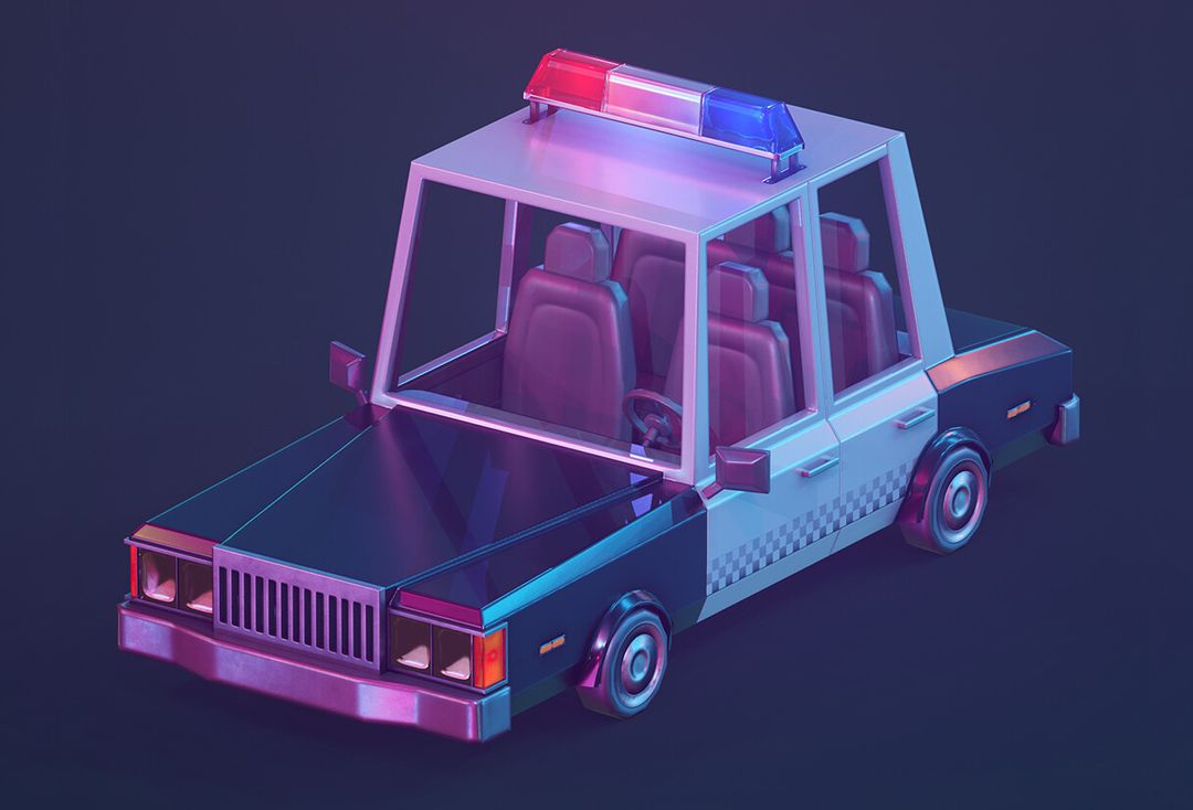 Police Car by Majd A.