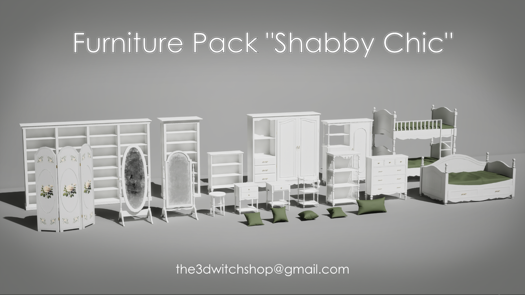 Furniture Assetpack "Shabby Chic"