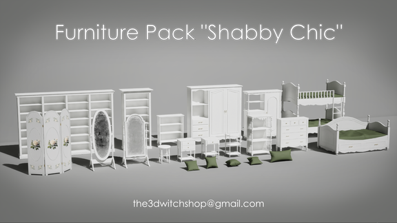Furniture Assetpack "Shabby Chic"