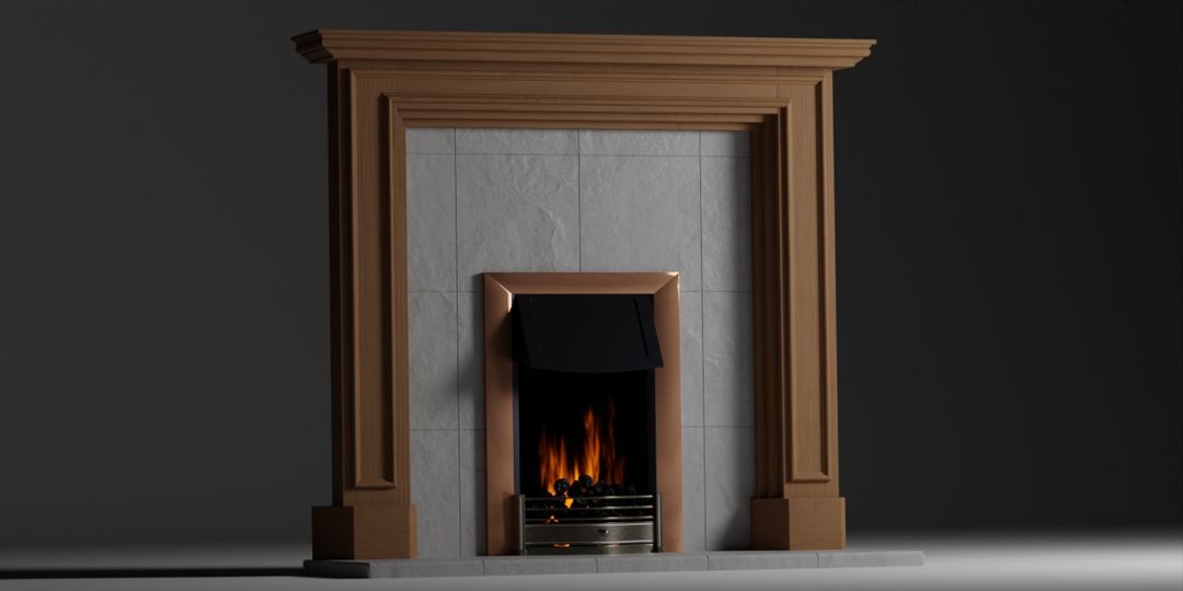 3D Electric Fireplace (Product Visualization)