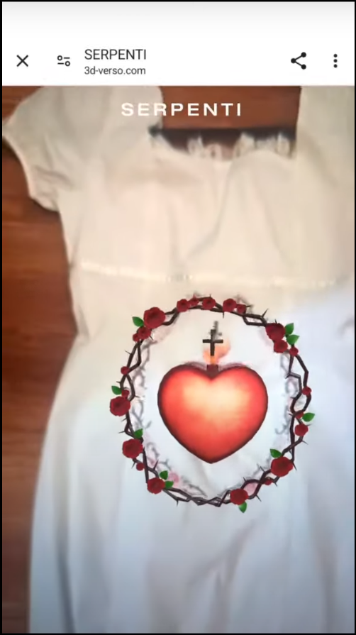 AR decor for clothing & fashion