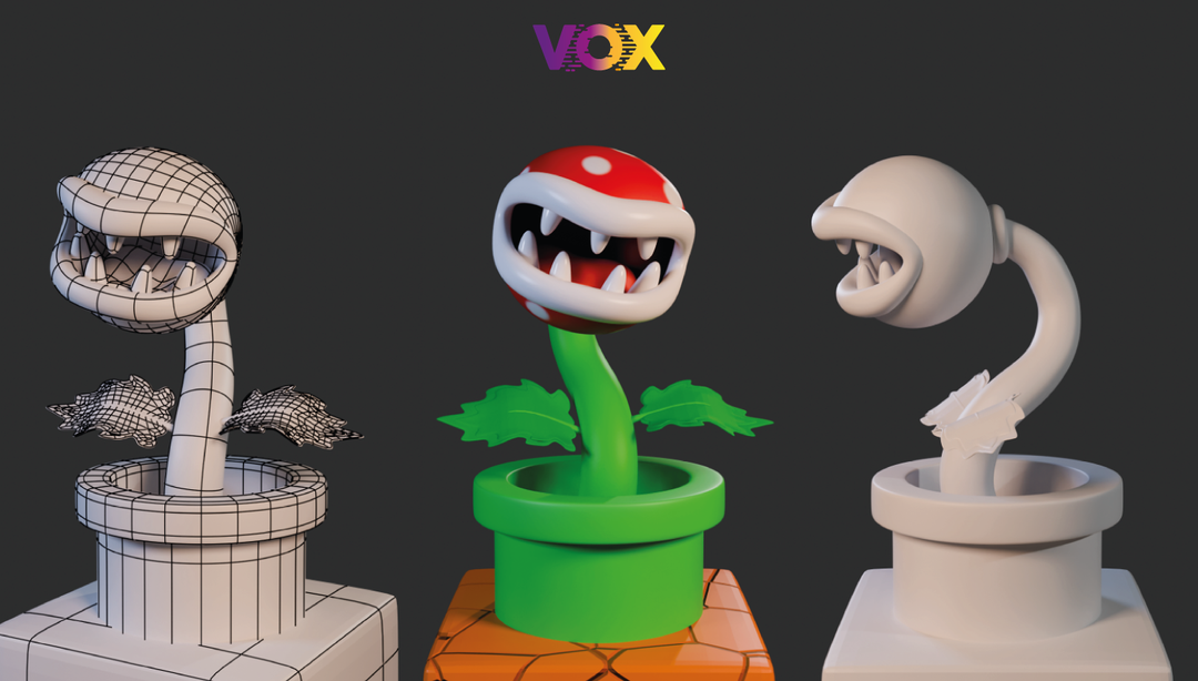 Carnivorous plant - Mario