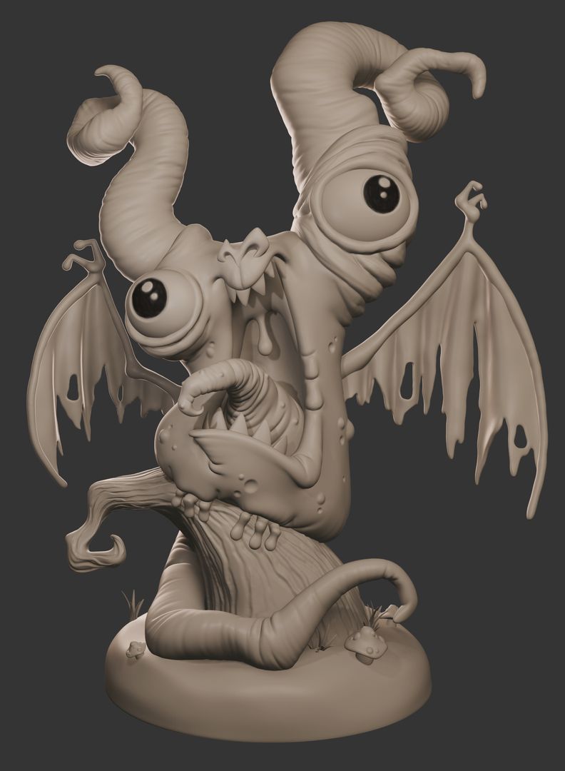 Cute desk gargoyle by Ambra P.