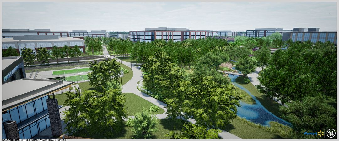 Walmart Home Office Digital Twin Exterior