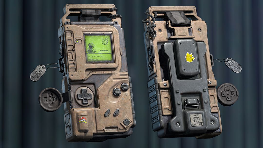 Tactical Gameboy | Game-Ready 3D Prop by Daryna K.