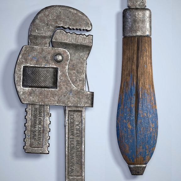 Old Pipe Wrench | 3D Prop Model