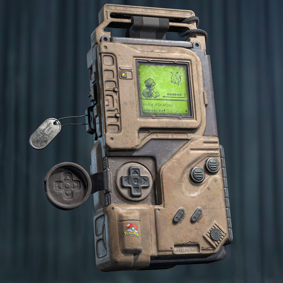 Tactical Gameboy | Game-Ready 3D Prop by Daryna K.