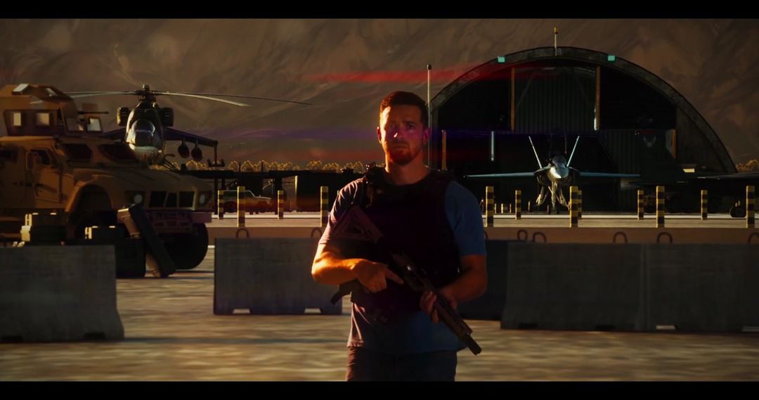 Military Airstrip — VFX Composite