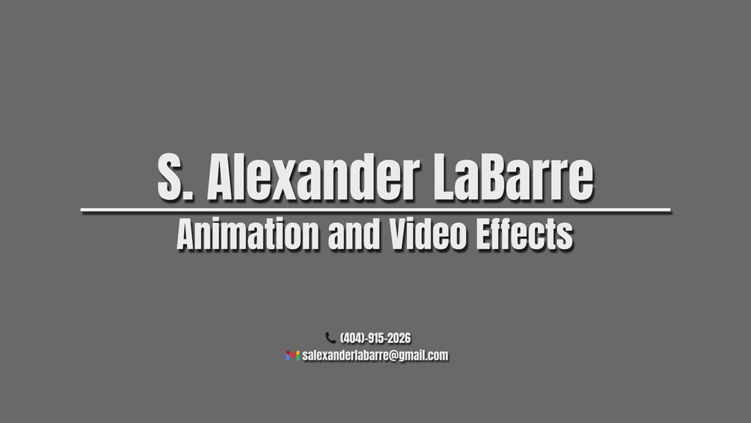 Demo Reel (Animation, Effects, Compositing)